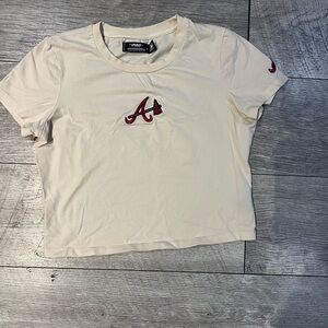 EP Pro Cream and Red Crop T-Shirt
